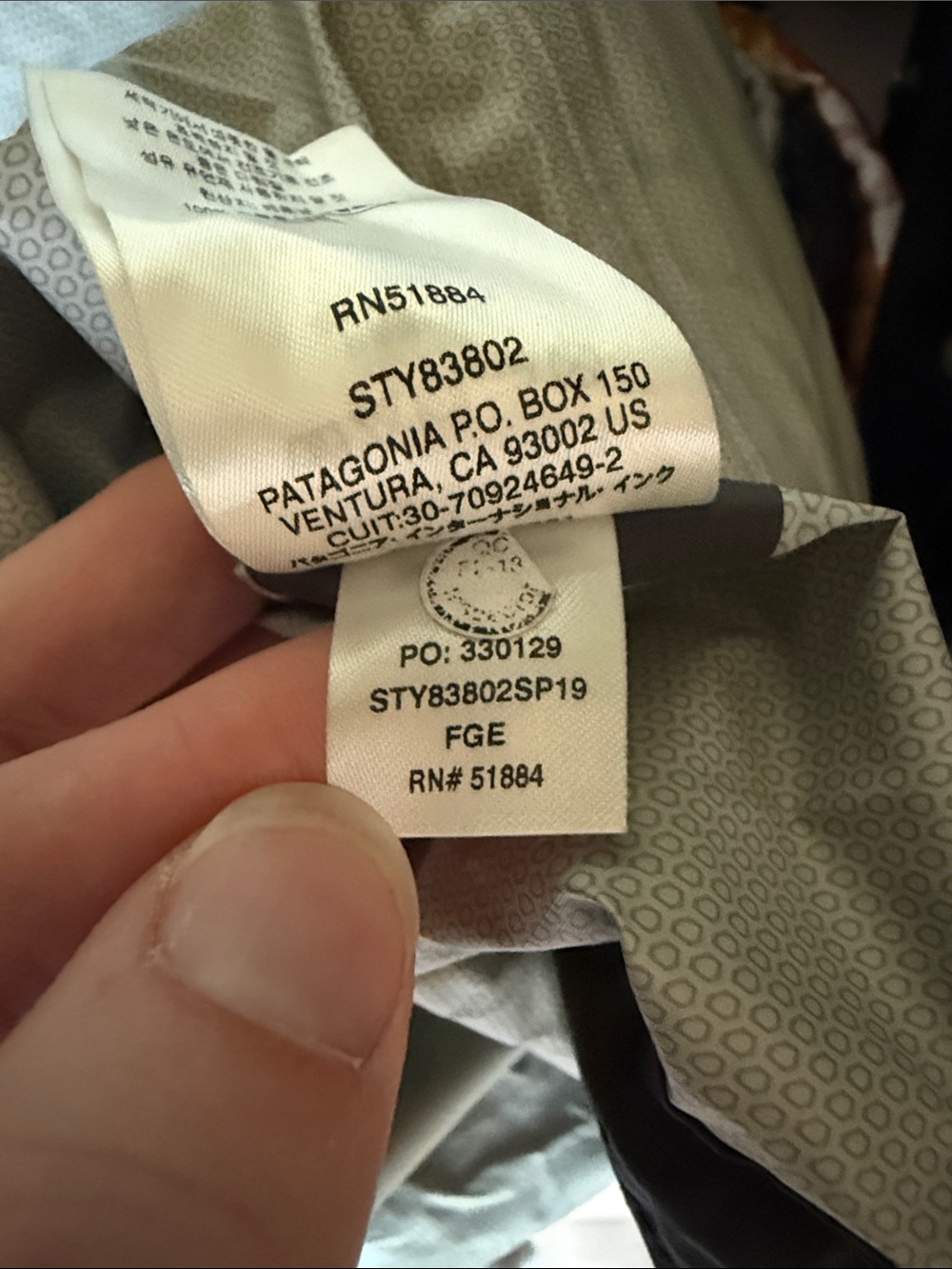 Patagonia Men's Hooded Windbreaker Jacket - Dark Gray - Picture 5 of 5